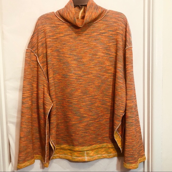 Free People Sunny Days Texture Turtleneck Sweater - Picture 7 of 16